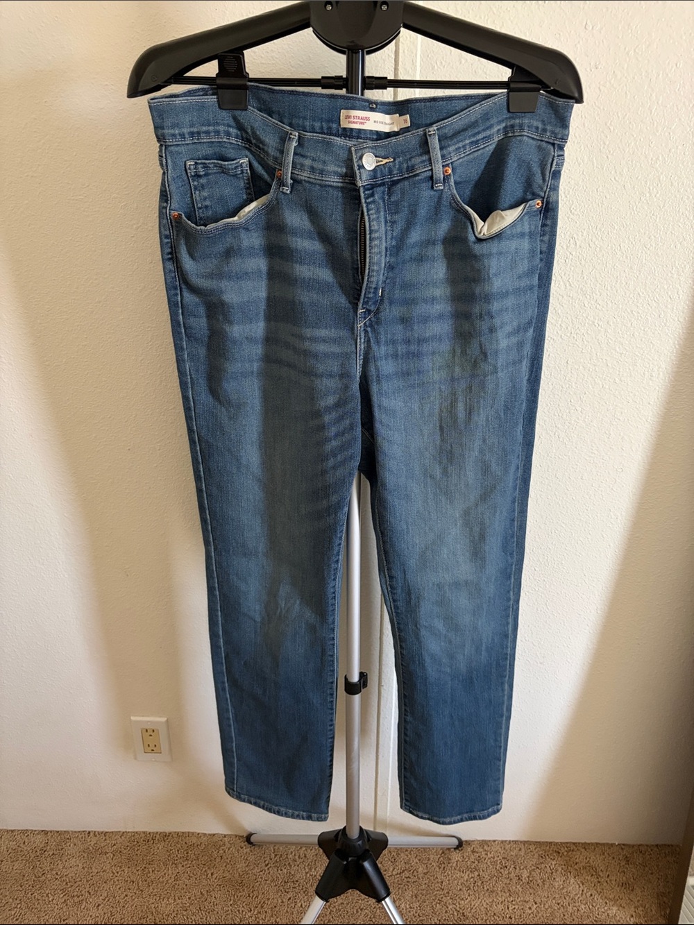 Levi's Medium Blue Straight Jeans